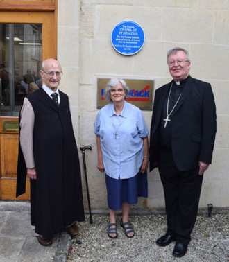 Rev Dr Joseph Munitiz SJ, Sr Marie Ann, and Bishop William Kenney