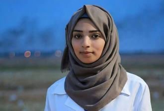 Razan al-Najjar, 21, paramedic shot dead by IDF while assisting an injured civilian in Gaza
