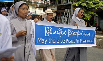 Peace walk in Kachin capital, May 2018