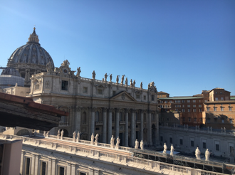 View from roof of CDF