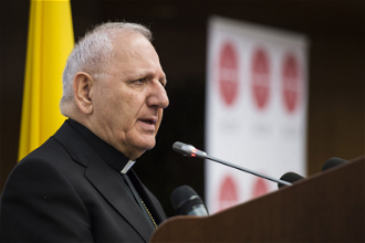 Patriarch Louis Raphaël I Sako, head of the Chaldean Catholic Church (Credit: ACN)