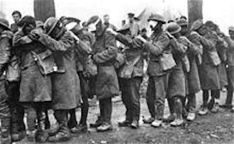 British gas casualties Estaires 1918