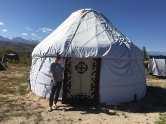 Laura Brennen in Kyrgyzstan 2018