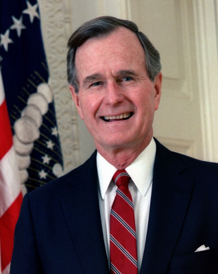 President George HW Bush - Official portrait 1989