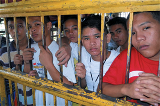 Youngsters in prison