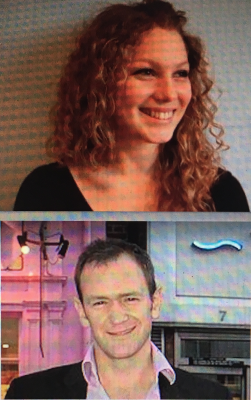 Miranda Heldt and Alexander Armstrong