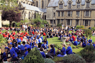 Diocesan Schools Mass and picnic,  St John's Cathedral, Norwich