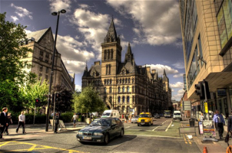 Manchester city centre Image by Giuseppe Moscato on Flickr