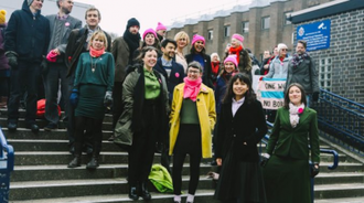 Group today outside court - DB/ICN