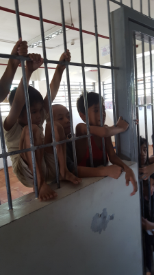 Children behind bars