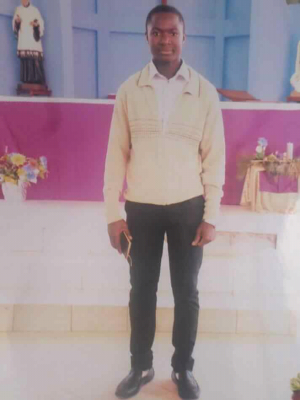Murdered seminarian Akiata Gerard Anjiangwe