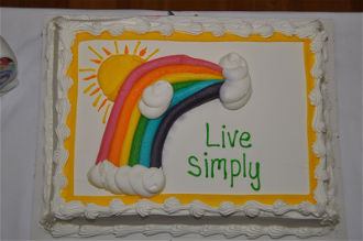 Live Simply cake
