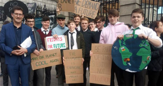 Dublin students in Friday demo show they are committed to 'being part of the solution - not the problem'