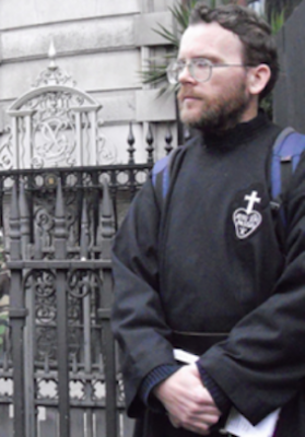 Fr Martin Newell at Remembrance Day vigil