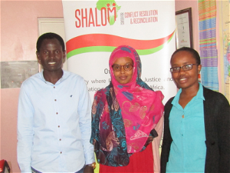 l-r: Paulson Erot Tadeo, Asha Awed Said,  and Esther Njeri Kibe -  Image: Shalom - SCCRR