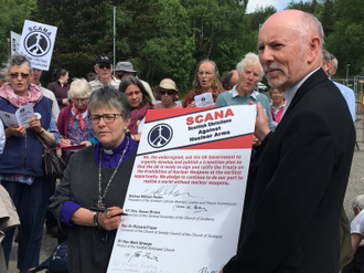 Bishop William Nolan at Faslane