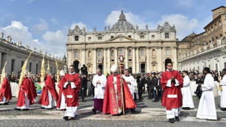 Palm Sunday procession