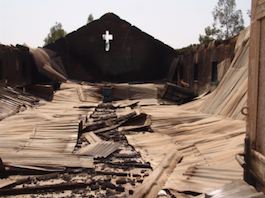 Church gutted by Boko Haram, Nigeria