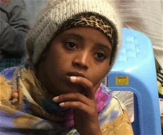 Eritrean child, Calais 2017 ICN/JS