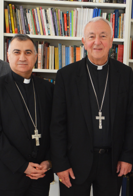 Archbishop Warda with Cardinal Nichols