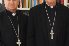 Archbishop Warda with Cardinal Nichols