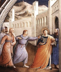 St Stephen arrested - Giotto