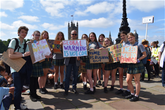 Cardinal Newman students take message to Westminster