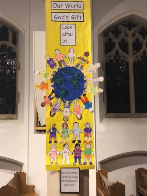 Creation Banner in Harpenden Parish