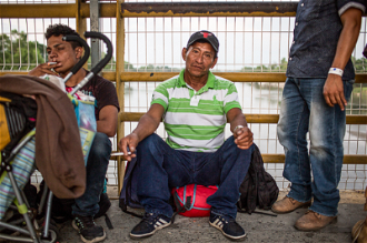 A migrant seeking asylum in the US (Photo : Simone Dalmasso / Trócaire)