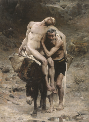 The Good Samaritan, Aimé-Nicolas Morot (1850-1913), Oil on canvas,  1880 © Musée du Petit Palais, Paris