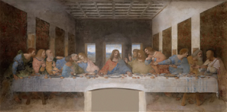 The Last Super, Leonardo Da Vinci, 1498, © Convent of Santa Maria delle Grazie, Milan, Italy