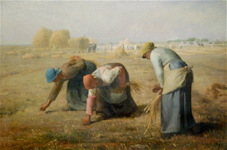 The Gleaners, by Jean-François Millet,1857, Oil on canvas, © Musée d'Orsay, Paris, France
