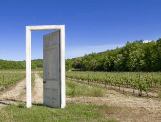 Bronze Door, Gavin Turk, 2012, © Gavin Turk