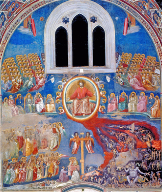 The Last Judgement, by Giotto, Fresco, 1305, © Cappella Scrovegni, Padua, Italy