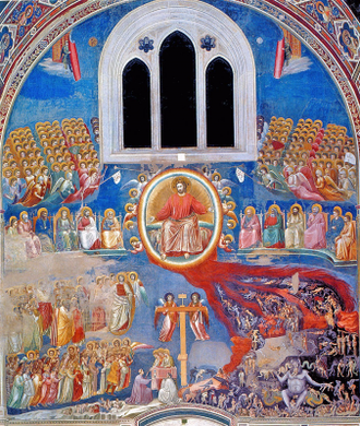 The Last Judgement, by Giotto, Fresco, 1305, © Cappella Scrovegni, Padua, Italy