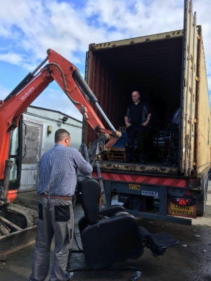 Loading shipment in Dublin
