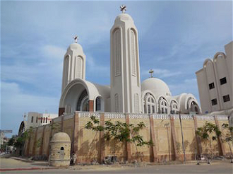 Hurghada Coptic Orthodox church, Wiki image - Tanya Dedyukhina