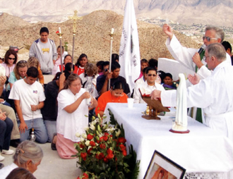 Mass on the border