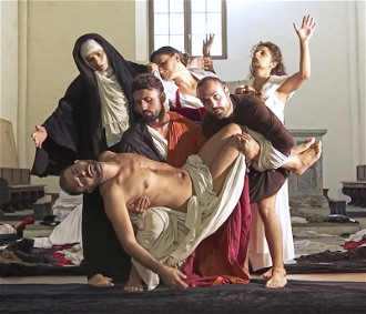 Caravaggio Tableaux Vivants, Performed by Ludovica Rambelli Teatro Company in 2018 © Ludovica Rambelli Teatro