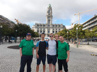 England & Wales YCW L-R Mgr John Marsland, Ben Sinclair, Callum Walker, Sean Smith,  and YCW President Marc Besford