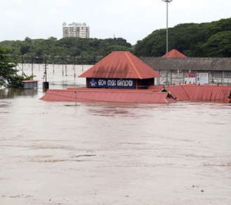 Submerged village