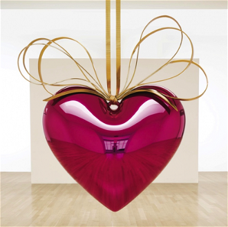 Hanging Heart,  Jeff Koons 2007,  Sotheby's New York, sold for $23 million