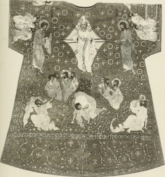 Dalmatic of Charlemagne, 11th century Gift of Patriarch of Constantinople, Isidore of Kiev (1439) to Pope Eugene IV © Treasury Museum, Vatican City