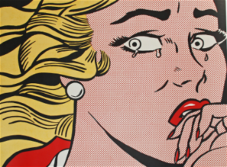 Crying Girl, by Roy Lichtenstein, 1963