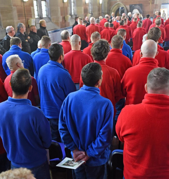 Prisoners at Mass