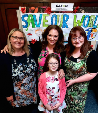 Creation Celebration organisers: Andrea, Karina, Siobhan & Karina's daughter
