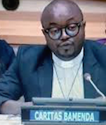 Fr Paul speaking at UN in May 2019
