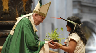 Offertory during Synod Closing Mass image - Vatican Media