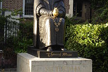 Statue of St Thomas More, Chelsea Old Church