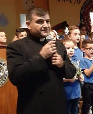 Father Hovsep Hanna Bedoyan,  at a recent parish event